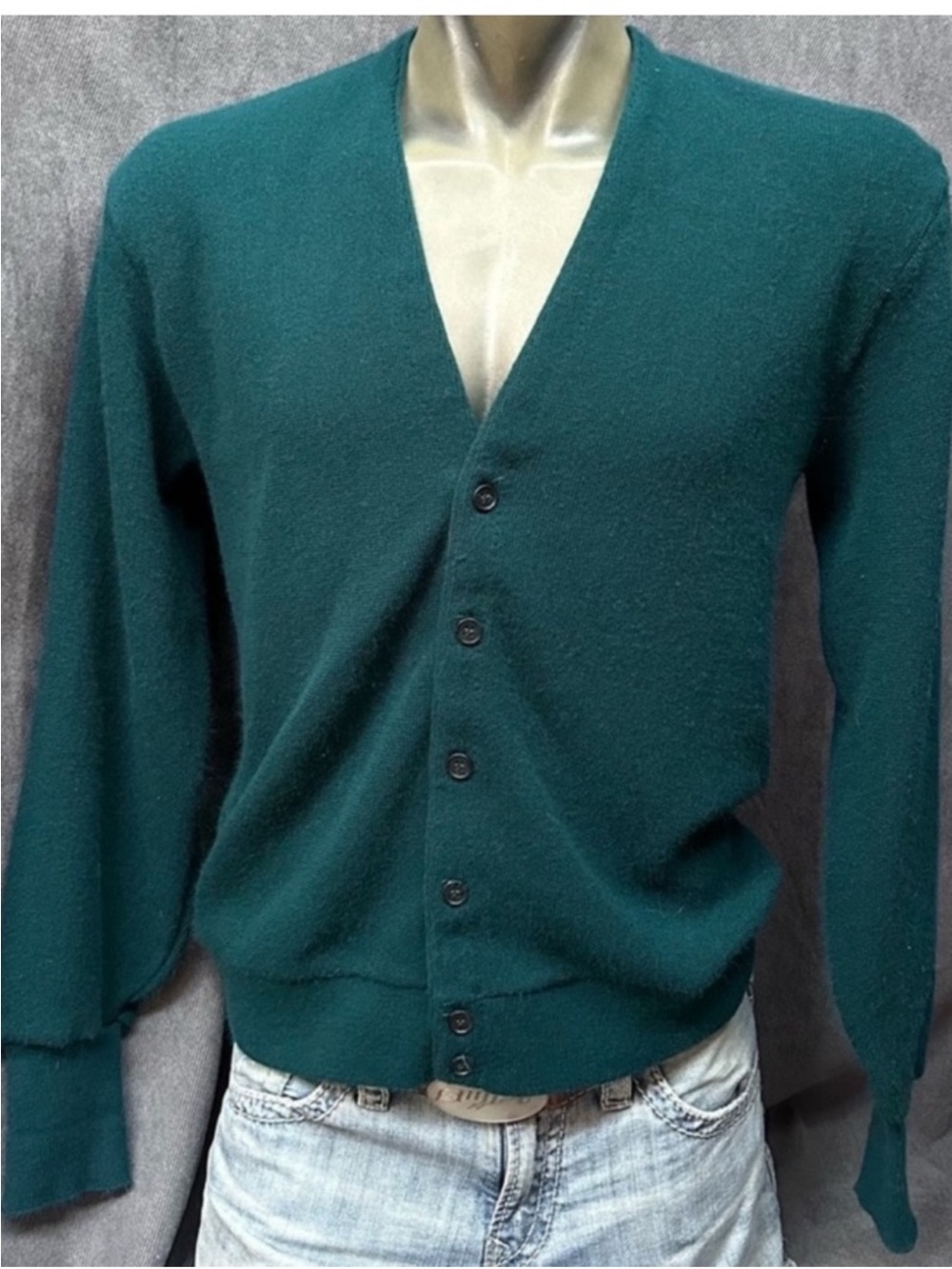 Vintage grandpa cardigan sweater large Jantzen